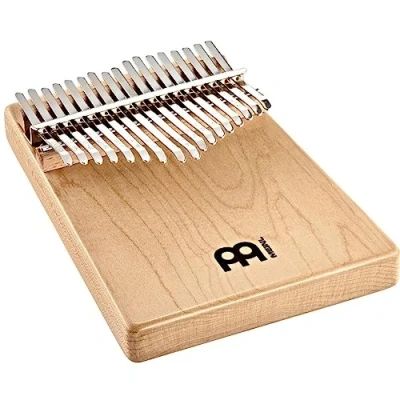 Image of Sonic Energy Solid Body Kalimba 17 notes in C Major For Meditation, Yoga, Percussion Maple Wood Including Accessories (KL1704S)