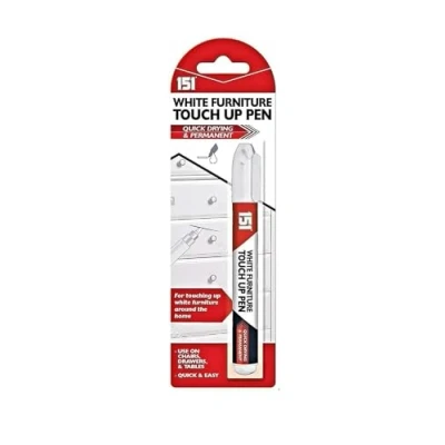 Image of 151 White Furniture Touch Up Pen Marker Repair Wood Floor Cabinet Laminate Scratches