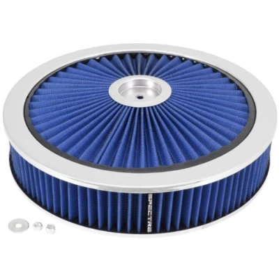 Image of Spectre 47626 Blue 14&quot; x 3&quot; Filter Lid Air Cleaner