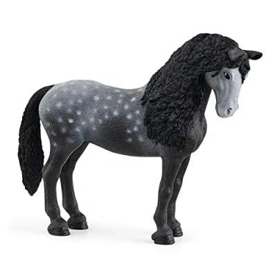Image of SCHLEICH 13922 Pura Raza Española Mare Horse Club Toy Figurine for children aged 5 12 Years, Small, Black