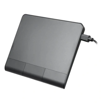 Image of Perixx PERIPAD 506 Wired Slim USB Touchpad Detachable for Desktop and Laptop User Large Size 5.31x4.57x0.55 inches Black