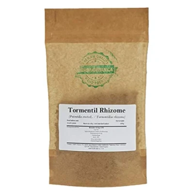 Image of Herba Organica Tormentil Rhizome Potentilla Erecta L Herbal Tea (100g)
