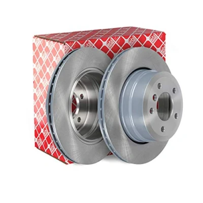 Image of 34216763345, 34216864053 Brake disc FEBI BILSTEIN 43894 Rear Axle 319,7mm 20mm 5 Hole 120mm internally vented Coated BMW: Saloon, Touring