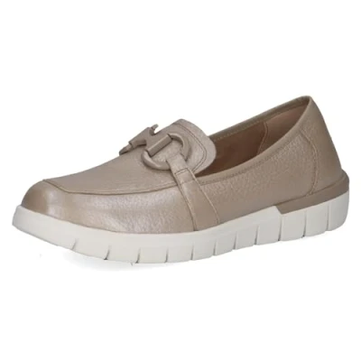 Image of CAPRICE Women&#039;s 9 24700 42 Loafer Flat, Taupe Per Deer, 3.5 UK