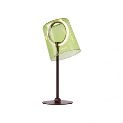 Image of Zula Integrated LED Table Lamp Green 1x 6W 3000K