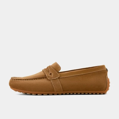 Image of ARIAT Womens Selene Driving Slip On Loafers Casual Brown, Caramel Suede, 6 UK