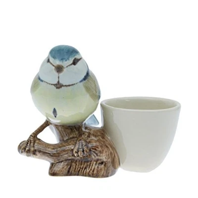Image of Quail Ceramics Blue Tit with Egg Cup