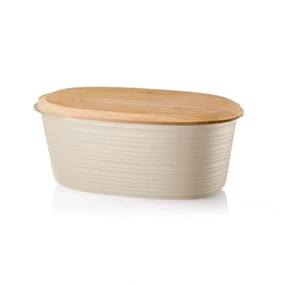 Image of Guzzini Tierra Bread Container, Clay, Unique
