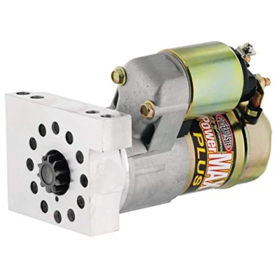 Image of Powermaster Starter, PowerMAX Plus, 6.1:1 Gear Reduction, Natural, 153/168 Tooth Flywheel, Straight Bolt, Chevy V8, Each