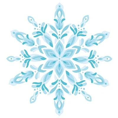 Image of Sizzix Layered Stencils 4PK Snowflake, One Size