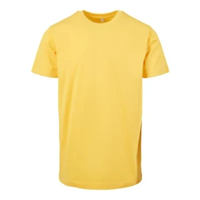 Image of Build Your Brand Mens By004 T Shirt, Taxi Yellow, M UK