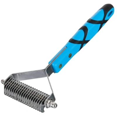 Image of GROOM PROFESSIONAL Coat King Stripping Rake for Dogs Deshedding Brush Undercoat &amp; Detangling Hair Suitable Various Types, Wide 20 Tooth