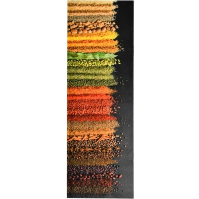 Image of vidaXL Kitchen Floor Mat Washable Spice 60x180 cm