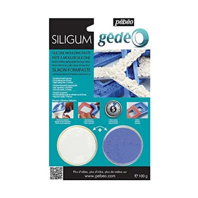 Image of PEBEO 766309 Silicone for Very Fast Set, Silver, 100 gr