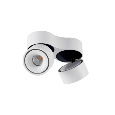Image of Arcchio Rotari LED downlight, white, 2 bulb, 2x8.9W