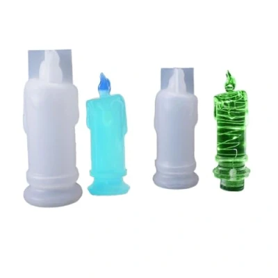 Image of FineInno Silicone Molds Resin Moulds Jewelry Casting Art Epoxy for Making Light Holder Candle DIY Crafts