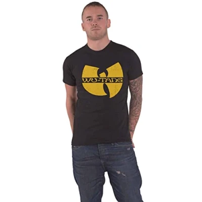 Image of WU TANG CLAN Men&#039;s Logo T Shirt, Black, XX Large
