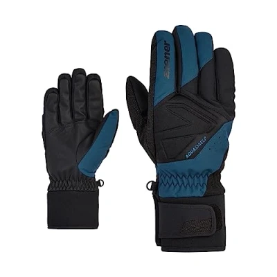 Image of Ziener Men&#039;s GATIS Ski Gloves/Winter Sports Waterproof, Breathable, Hale Navy, 11