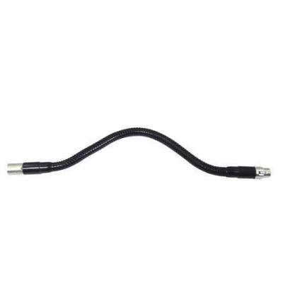 Image of showking Gooseneck F/M XLR Connector For Microphones, 47cm, Black MICROPHONE ARM Mic Connector,