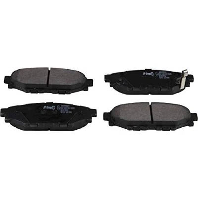 Image of SU00304097 Brake pad set JP GROUP 4663700310 Rear Axle with acoustic wear warning SUBARU: Outback IV, Legacy 5, 4, TOYOTA: GT86 Coupe