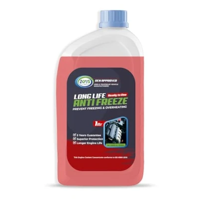 Image of Jovs Antifreeze Coolant 1L Long Life Red Engine Ready to Use