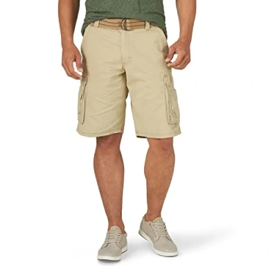 Image of Lee Men&#039;s New Belted Wyoming Cargo Short, Buff, 30