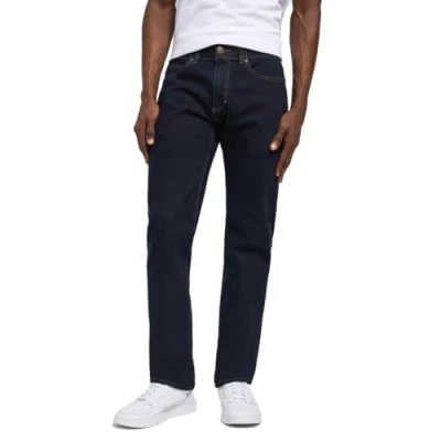 Image of Lee Mens Slim Fit Mvp Jeans, Rinse, 36W / 36L UK