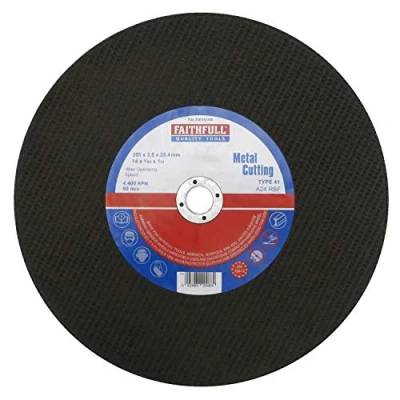 Image of Faithfull FAI3503525M Metal Cutting Disc 355mm x 3.5 25.4