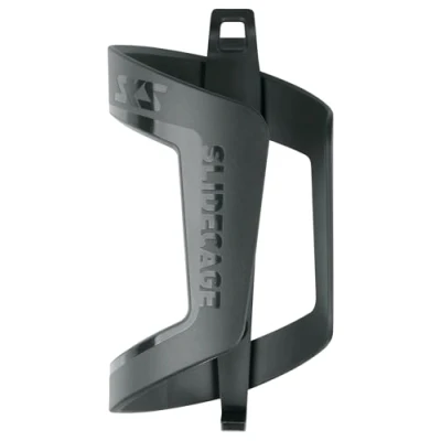 Image of SKS GERMANY SLIDECAGE Side and Top Access Bicycle Bottle Cage Modern Design Fits All Bike Bottles, Ideal for Tight Frames, Black