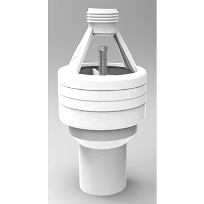 Image of hotun Hiflo Dry Trap Tundish White 15mm x 32mm HHW100C