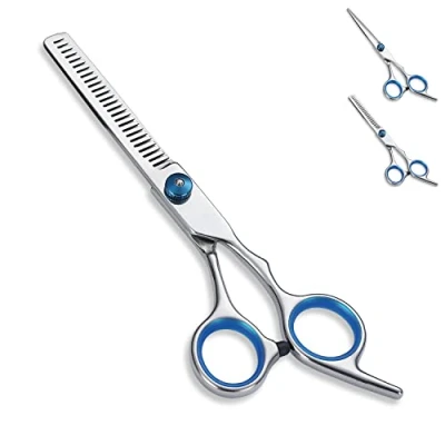 Image of Kyraton Hair Thinning Scissors Cutting Teeth Shears, Shears for Cutting, Professional Barber Hairdressing Texturizing Scissors, Premium Salon and Home.
