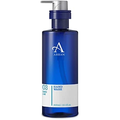 Image of Arran Seaweed &amp; Sage Hand Wash (300ml) Vegan, Plant Based, Herbal Scented High Viscosity Soap with Natural Ingredients