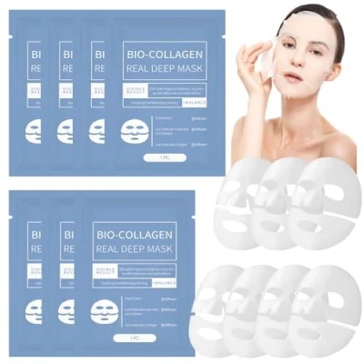 Image of Benaewa 7 Pcs Bio Collagen Face Mask Overnight, Real Deep Masks, Hydrating for All Skin Types