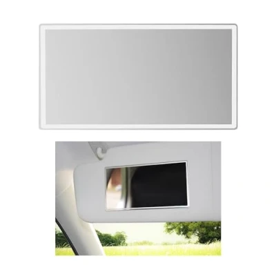 Image of 1 Piece Car Sun Visor Makeup Mirror, Accessories Interior, Small Interior Backrest Self Adhesive Mirror