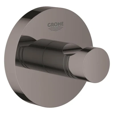 Image of GROHE Essentials New Robe Hook Hard Graphite 40364A01