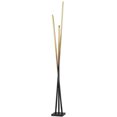 Image of Gansevoort Led Floor Lamp Gradient Brass, 2500K