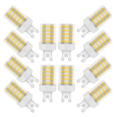 Image of Ruihua G9 10W LED Capsule Bulb 3000K Warm White Corn Light Bulbs(Equivalent to 90W Halogen Lamp) 900LM Not Dimmable Energy Saving Lamp AC220 240V,12 Packs