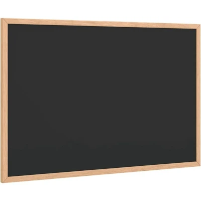 Image of vidaXL Chalkboard with Solid Pine Wood Frame Black 60x40 cm