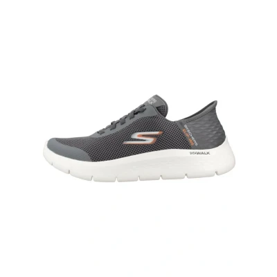 Image of Skechers Mens Slip Ins: Go Walk Flex Hands Up Runners Grey 11 (46)