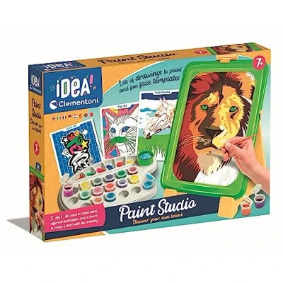 Image of Clementoni 18717 Idea Drawing Studio Creative Toy for Children from 7 Years, Made in Italy, Gift Set