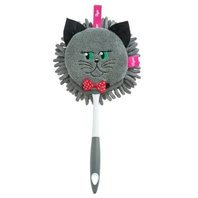 Image of VIGAR Duster, Material: Polypropylene, TPR, Polyester, Microfiber, Grey, 36 x 15 11,5 cm