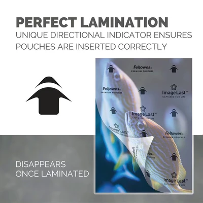 Image of Fellowes ImageLast A4 125 Micron Laminating Pouch (Pack of 100), 5307407