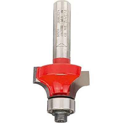 Image of Bosch 2608629374 &quot;Expert&quot; Rounding Router Bit, 0 V, Silver, 8 x 25.4 55 mm