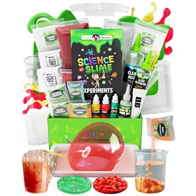 Image of Original Stationery Science of Slime Kit, Making Kit with Ingredients to Create Kids Experiments, Amazing Kits for Age