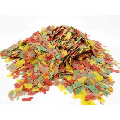 Image of HERONS Goldfish Flakes, Premium Multi vitamin Flake Mix, For Varieties and Koi Fry, With Omega 3 6 Fatty Acids, Healthy Immune System, Intense Colouring 50 grams