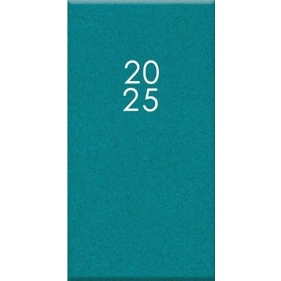 Image of 2025 Pocket Diary Slim Blue Glitter Stylish Hardcover Week to View Planner Gift