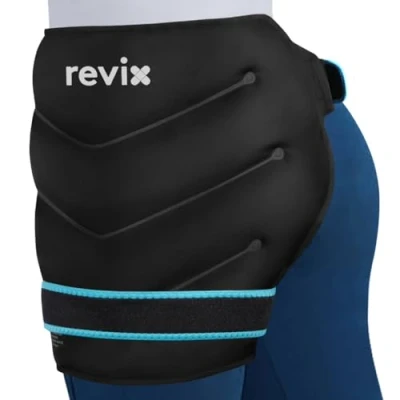 Image of REVIX Extra Large Hip Ice Pack Wrap After Surgery, Reusable Cold for Bursitis Replacement Gel Packs Injuries Compress