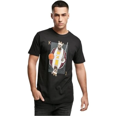 Image of Mister Tee KING James Print Tshirt, Men&#039;s, Size: Small, Black