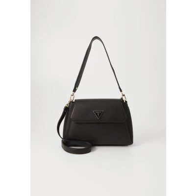 Image of Guess SORA Gfriend FLAP Shoulder BAG Across body bag, Women&#039;s, Size: One Size, Black