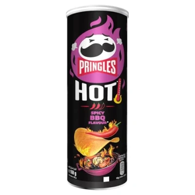 Image of Pringles Hot Smokin BBQ Ribs Flavour 160g